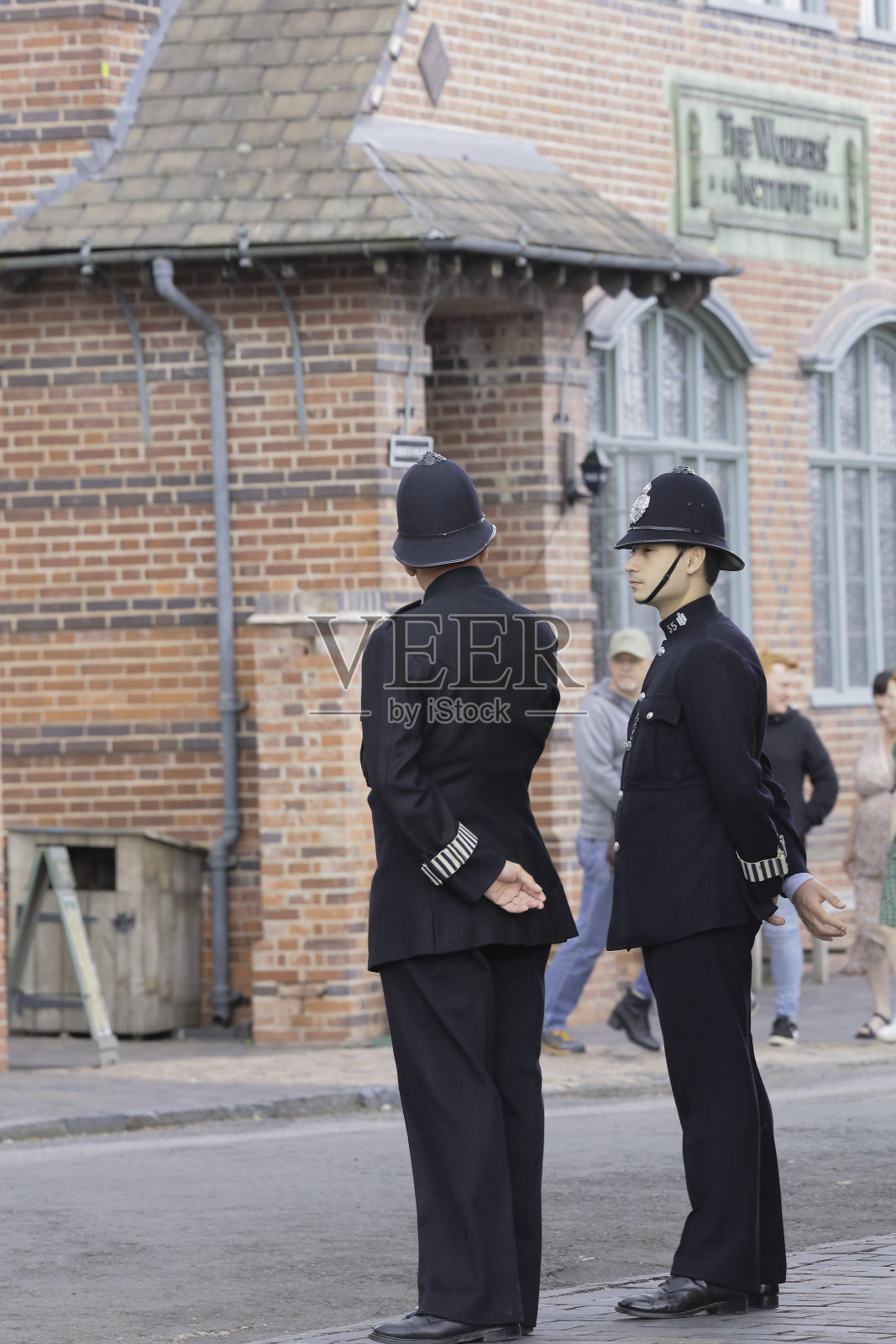 历史重演者- 20世纪早期的警察照片摄影图片