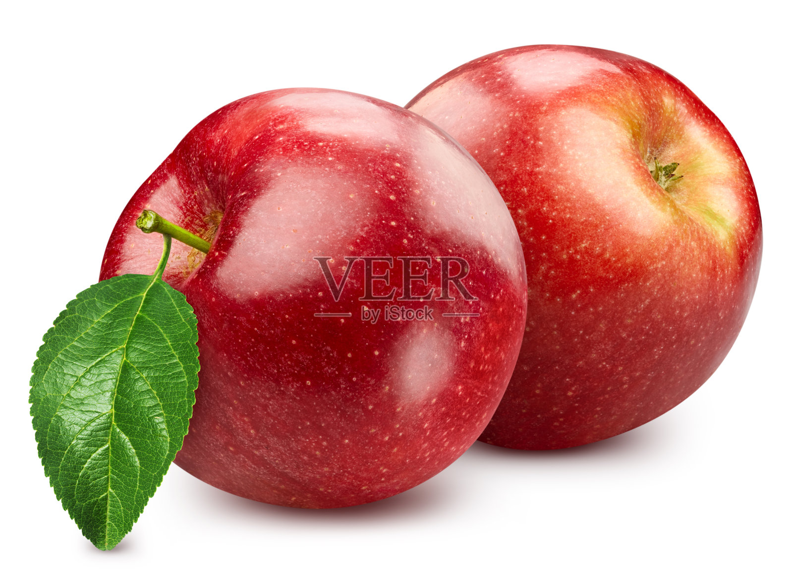 苹果孤立在白色背景上照片摄影图片