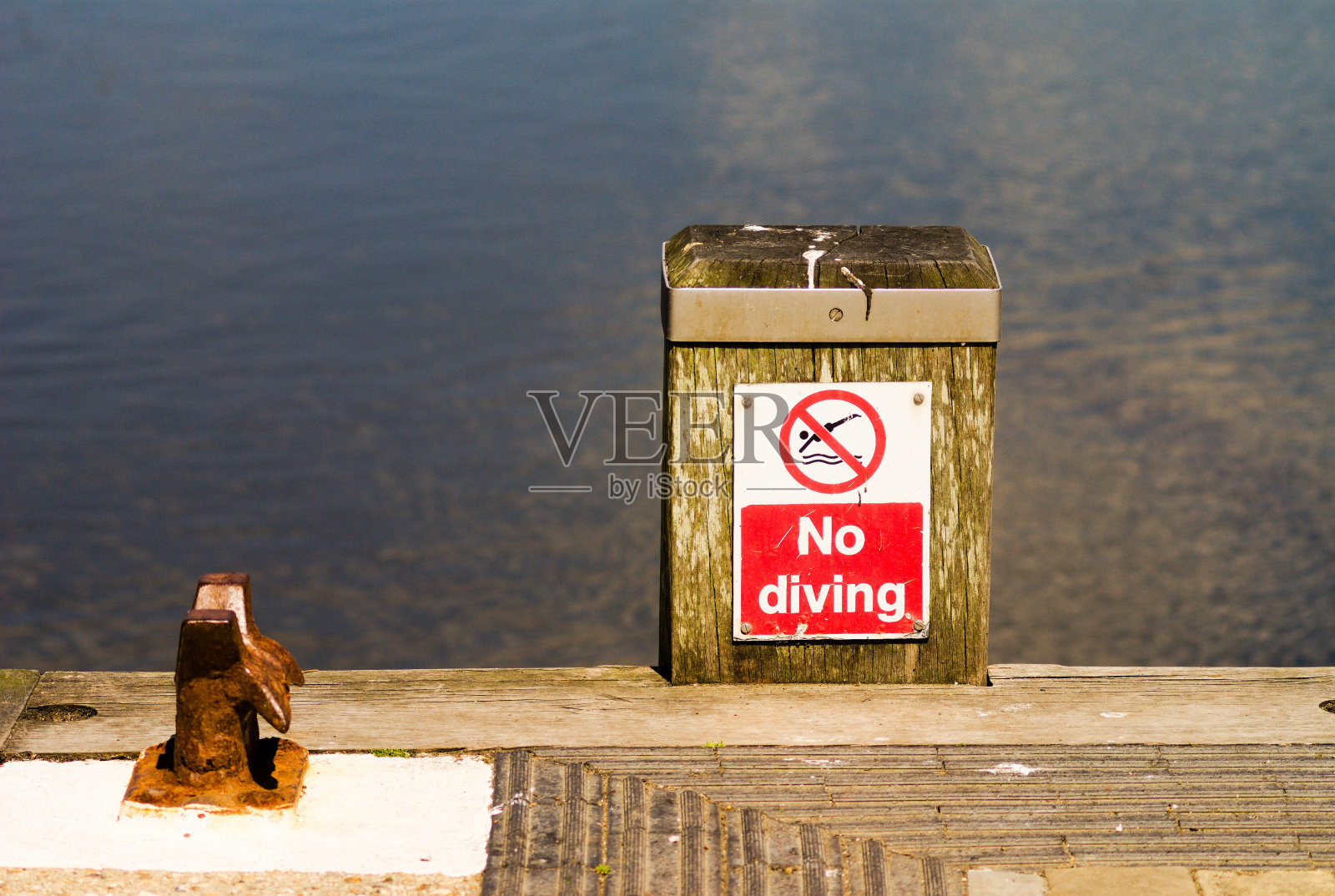 禁止潜水标志照片摄影图片