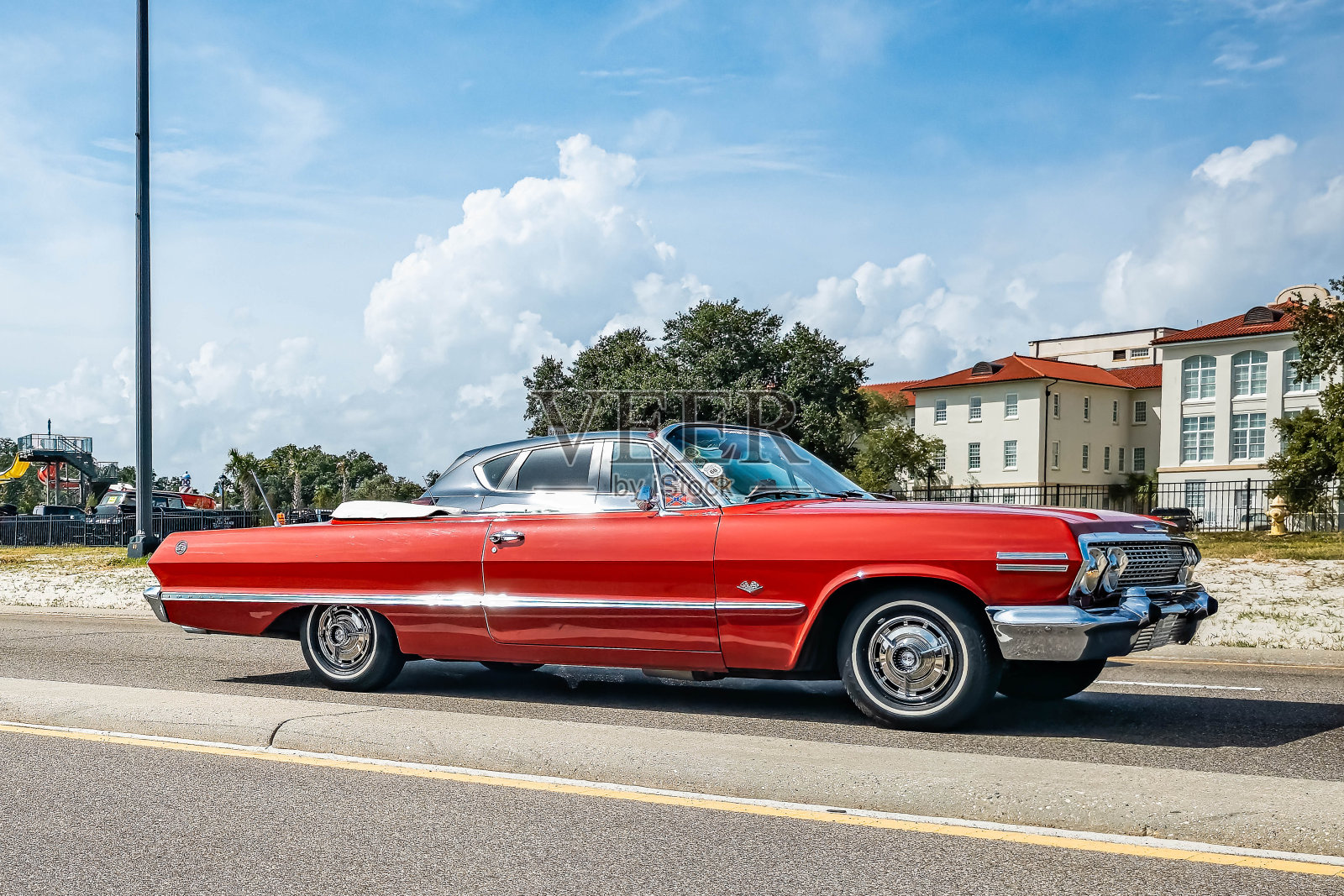 1963年雪佛兰黑斑羚SS敞篷车照片摄影图片