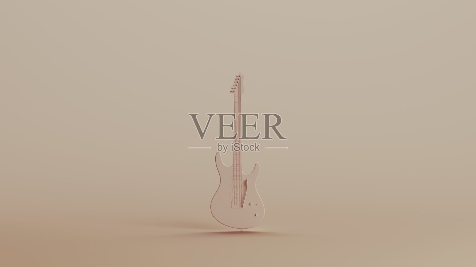 电吉他乐器中性背景柔和色调米色棕色背景3照片摄影图片