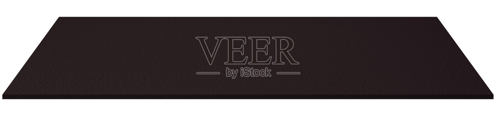 白色背景上棕色的水泥地板纹理，3d透视黑巧克力色，混凝土顶部架子粗糙表面，工作室背景的桌面隔离模拟元素，室内展示产品呈现，剪辑路径照片摄影图片