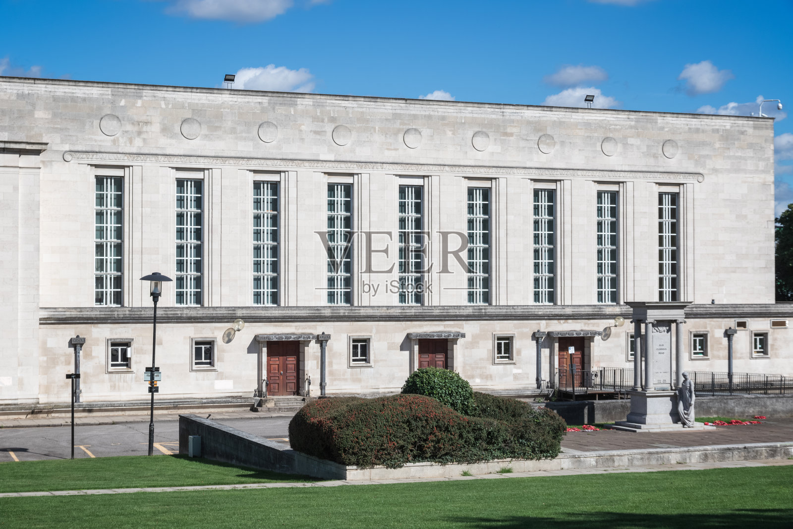 东伦敦沃尔瑟姆斯托的古典风格的沃尔瑟姆斯托议会厅照片摄影图片