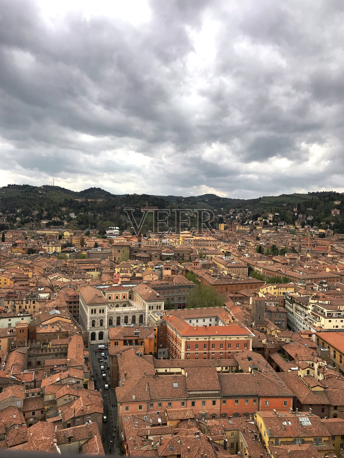 意大利博洛尼亚的景色。照片摄影图片