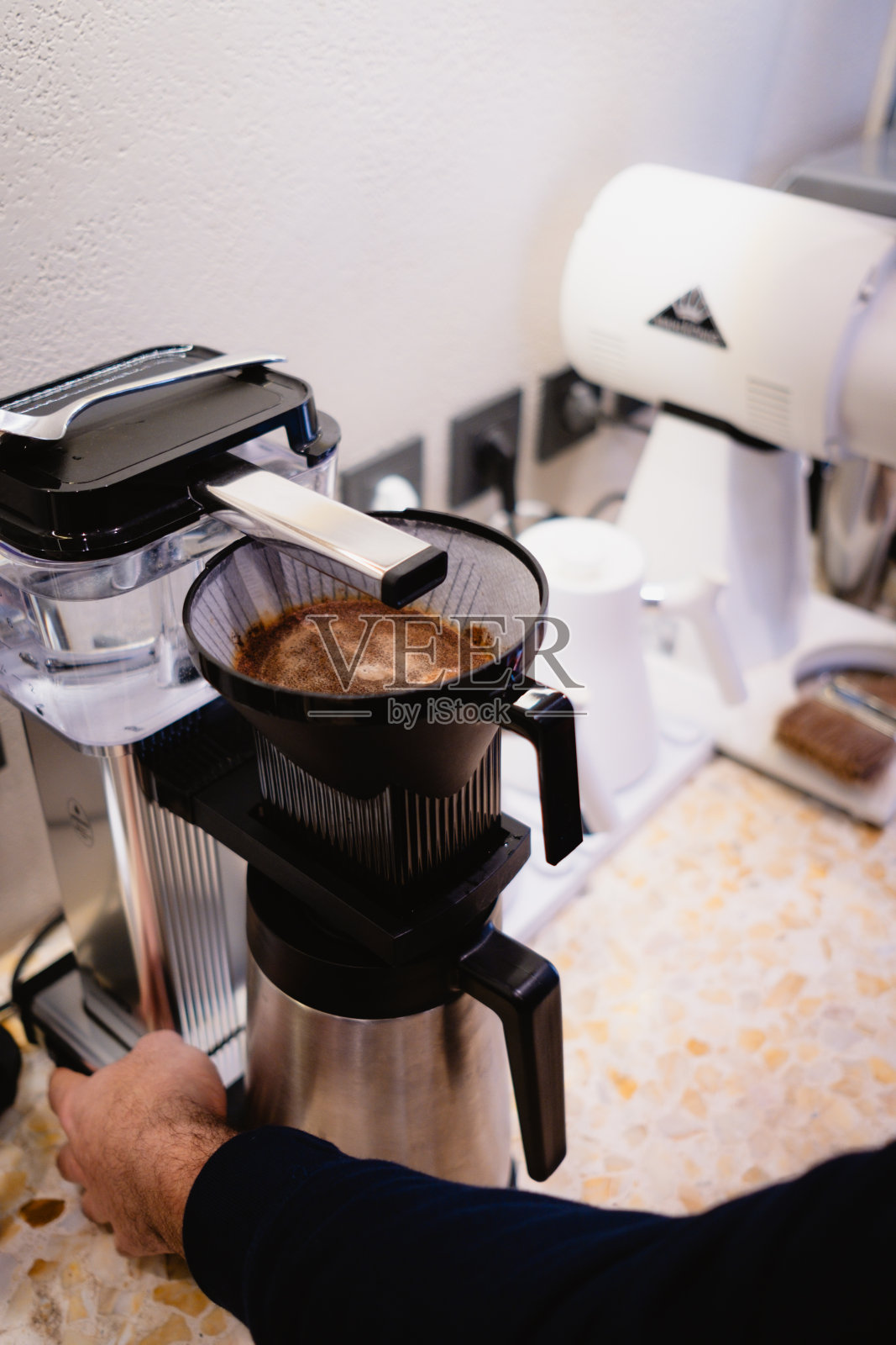 过滤式咖啡机照片摄影图片