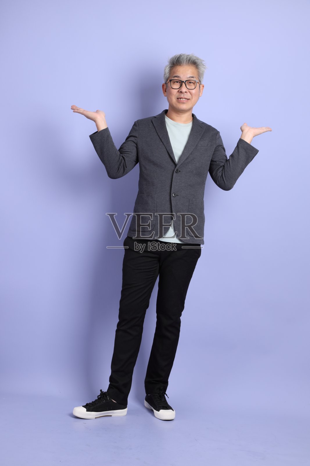 50年代的亚洲商人照片摄影图片