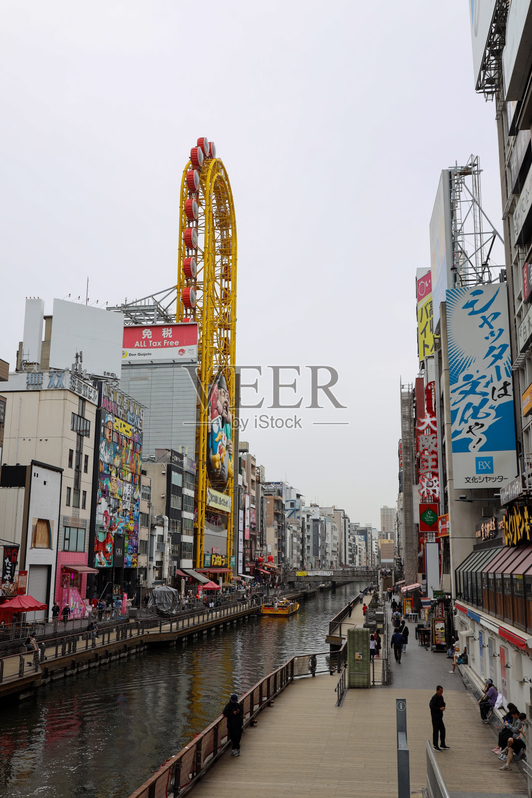 日本大阪市道顿堀照片摄影图片