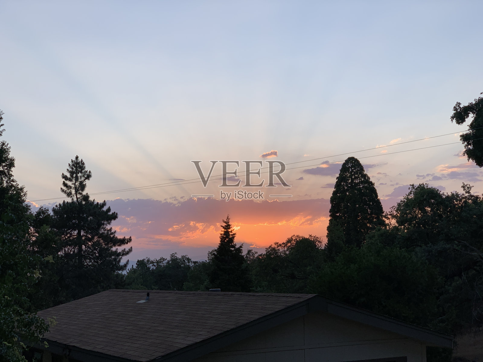 加州的日落照片摄影图片