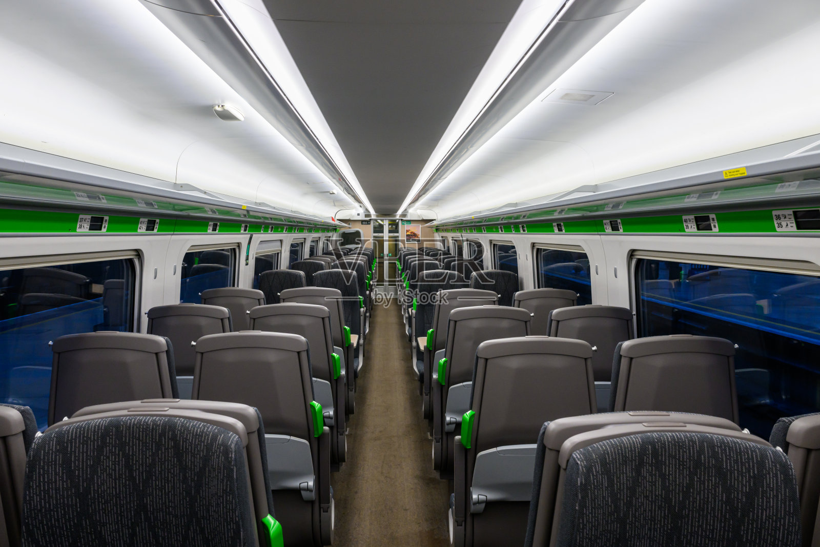 空的GWR或大西部铁路列车照片摄影图片