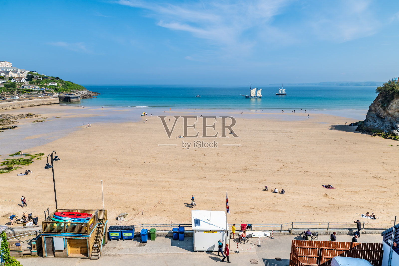 纽基的海滨商业照片摄影图片