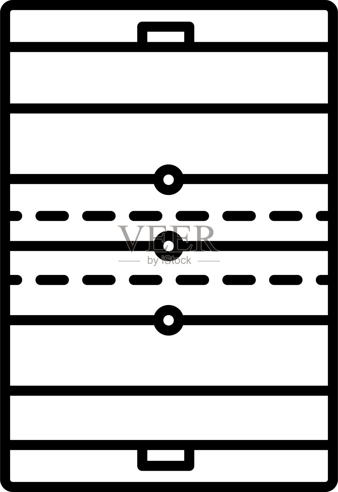 橄榄球体育场轮廓矢量插图插画图片素材
