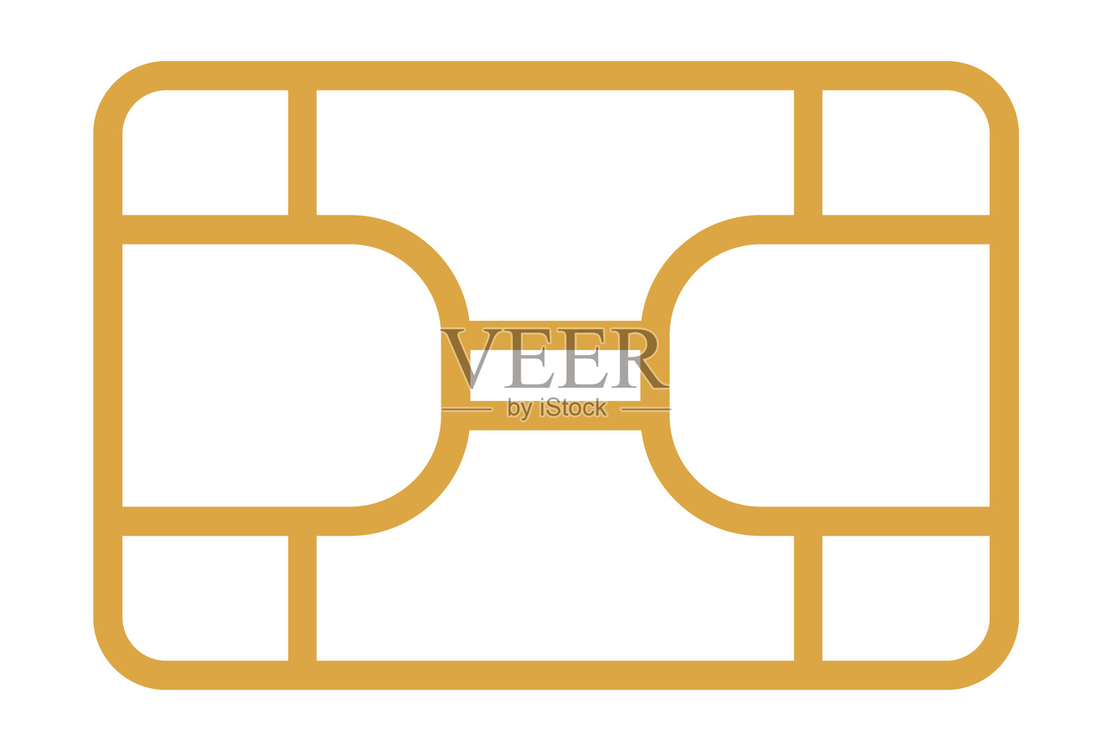 信用卡芯片图解。Atm卡，信用卡矢量。信用卡符号借记卡矢量插画图片素材