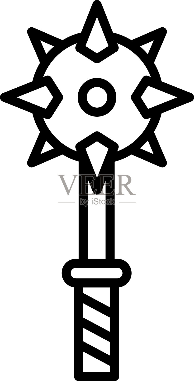 梅斯轮廓矢量插图插画图片素材