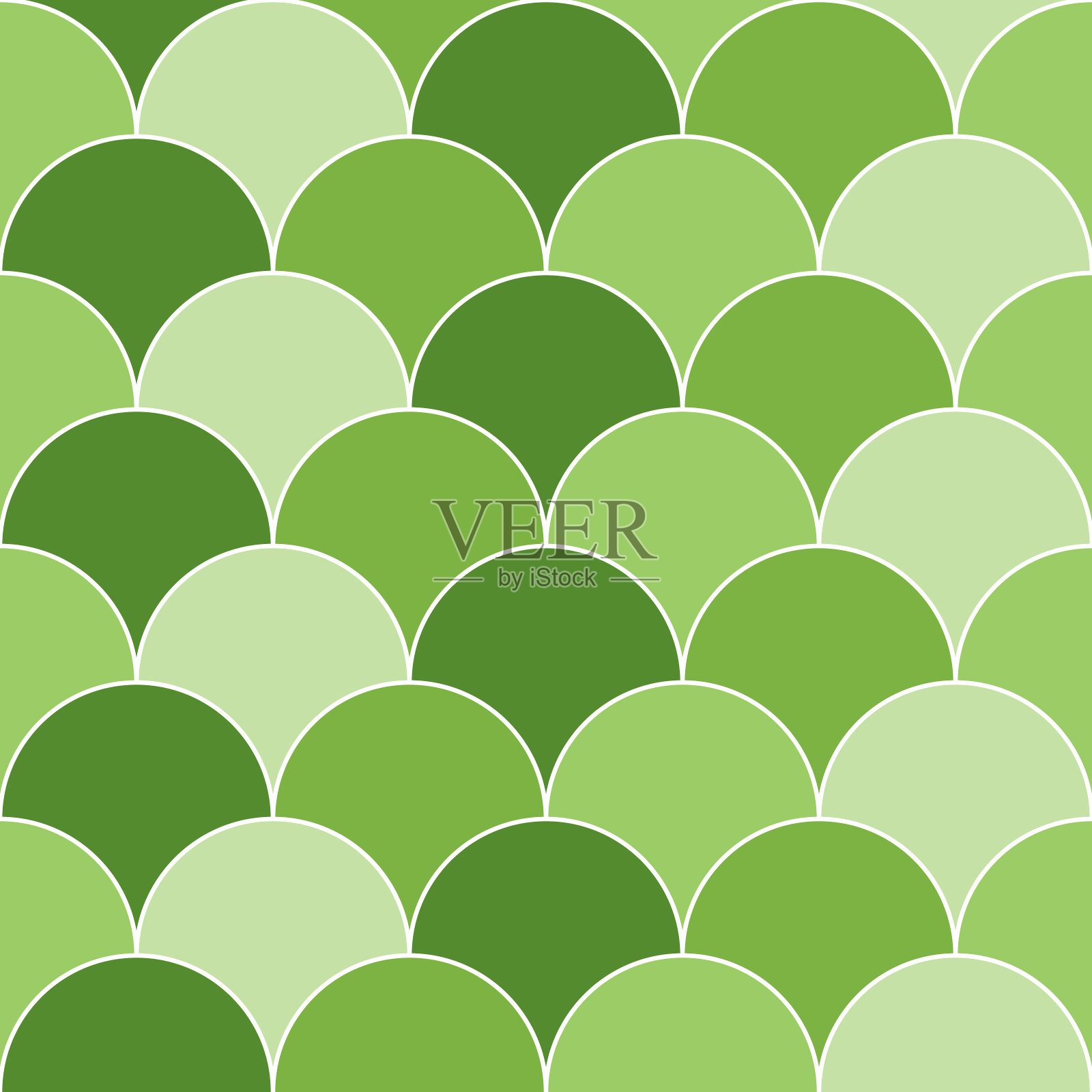 鱼鳞图案。插画图片素材