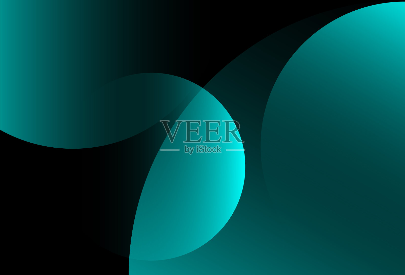 具有发光闪亮圆圈的深色抽象背景。现代渐变几何形状图形。动态形状构成。适用于海报、封面、banner、小册子、网站、宣传单、背景、卡片插画图片素材