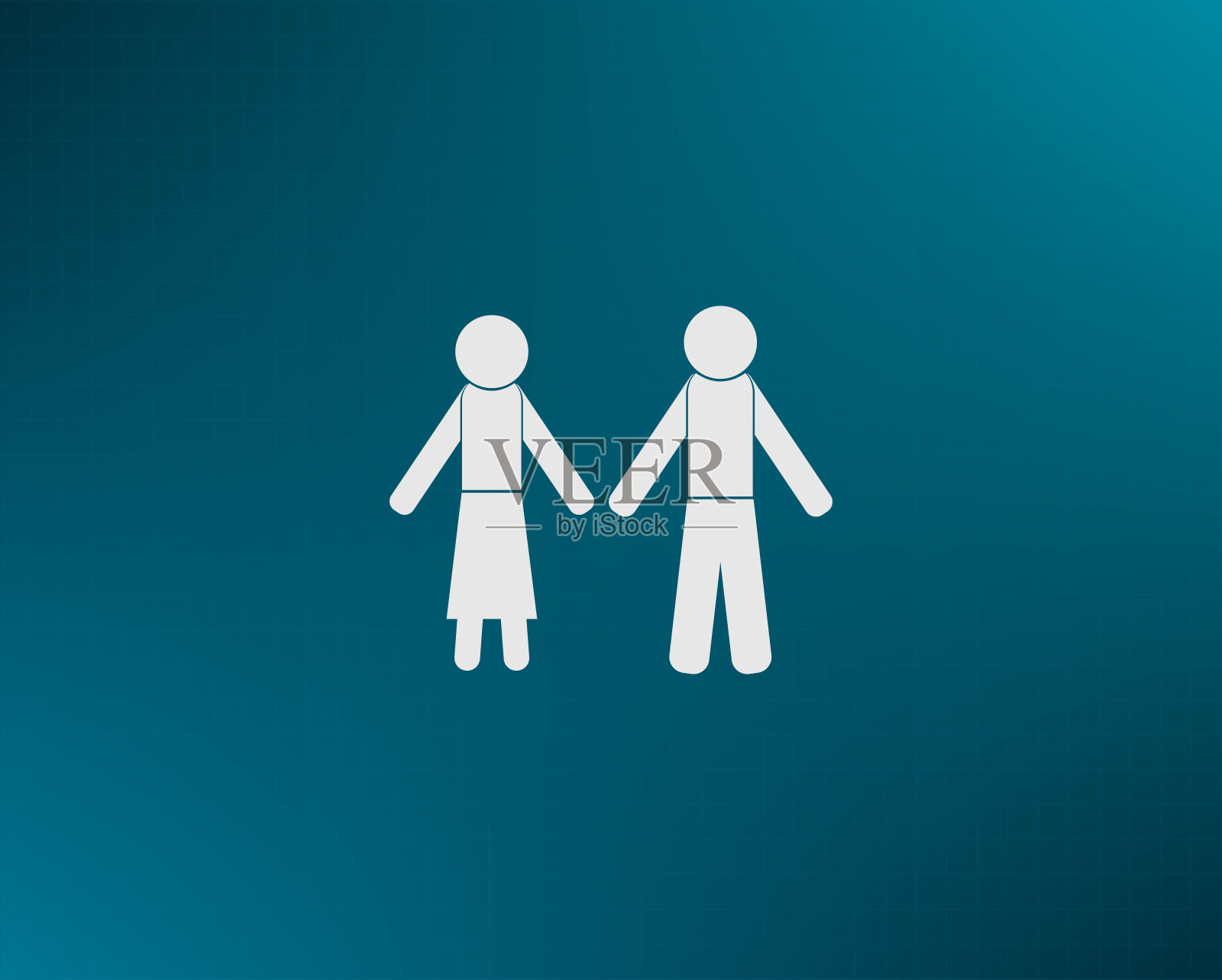 矢量插图，背景渐变。插画图片素材