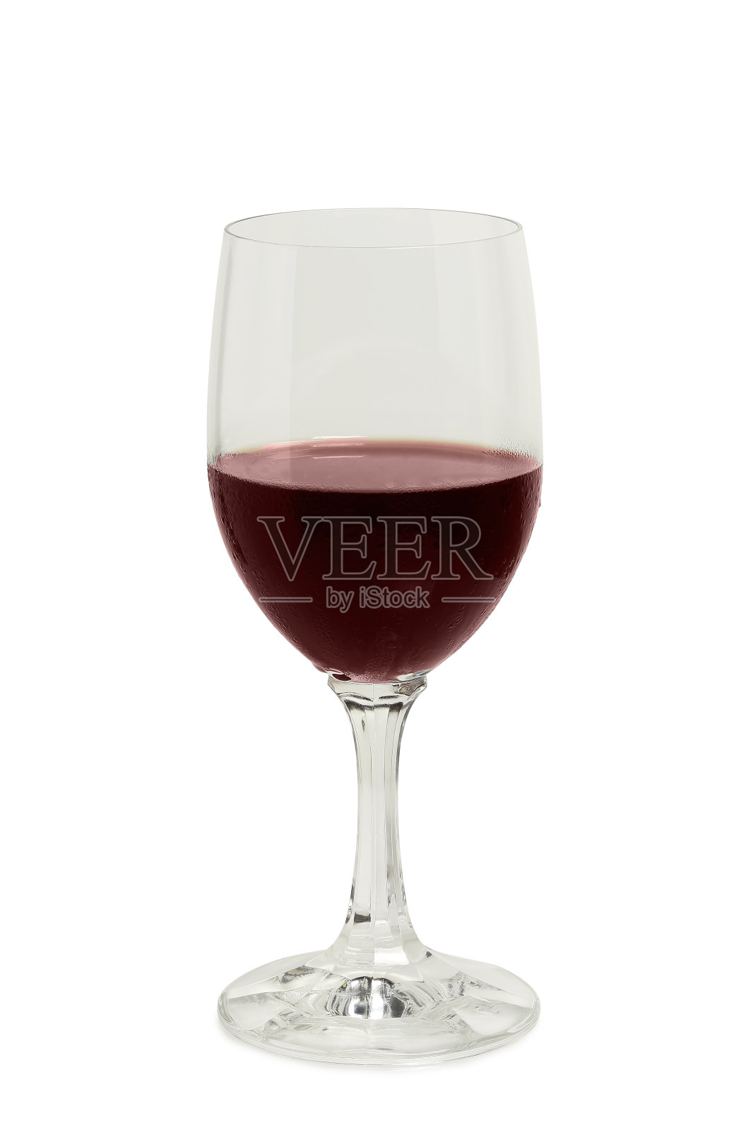 红酒酒杯与红酒隔离照片摄影图片