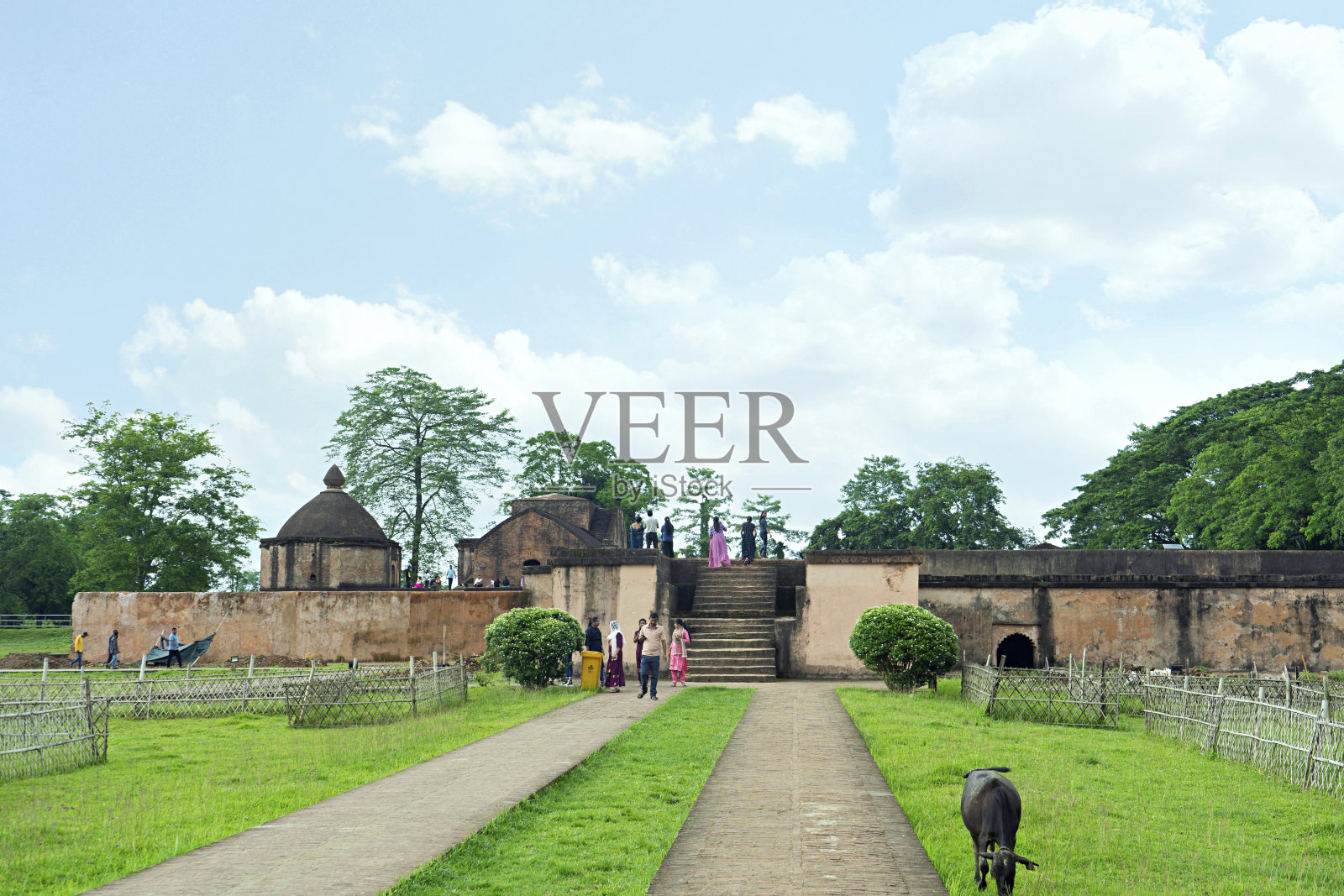 Talatal Ghar, Rudra Singha, Ahom王朝,Ahom,王国,Ahom建筑,考古遗址,Rongpur, Shivsagar区,阿萨姆遗产,阿萨姆邦,印度东北部照片摄影图片