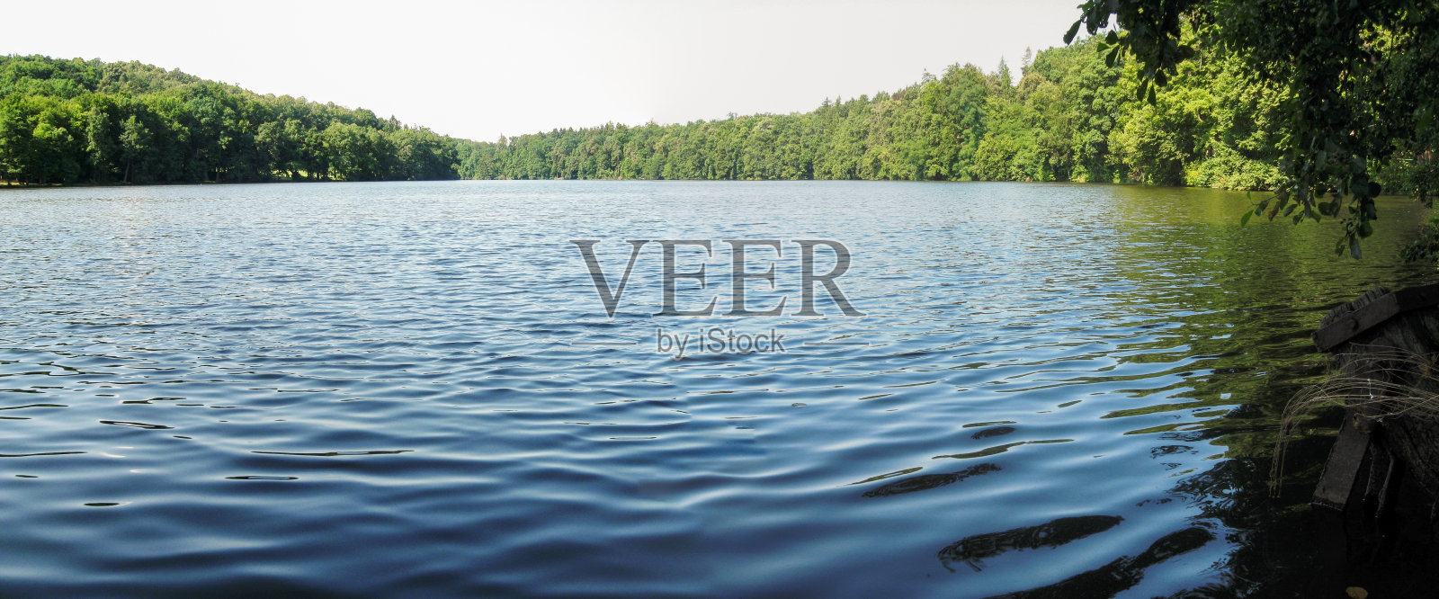 河岸上的一个小湖是捷克共和国的科诺皮斯特城堡照片摄影图片