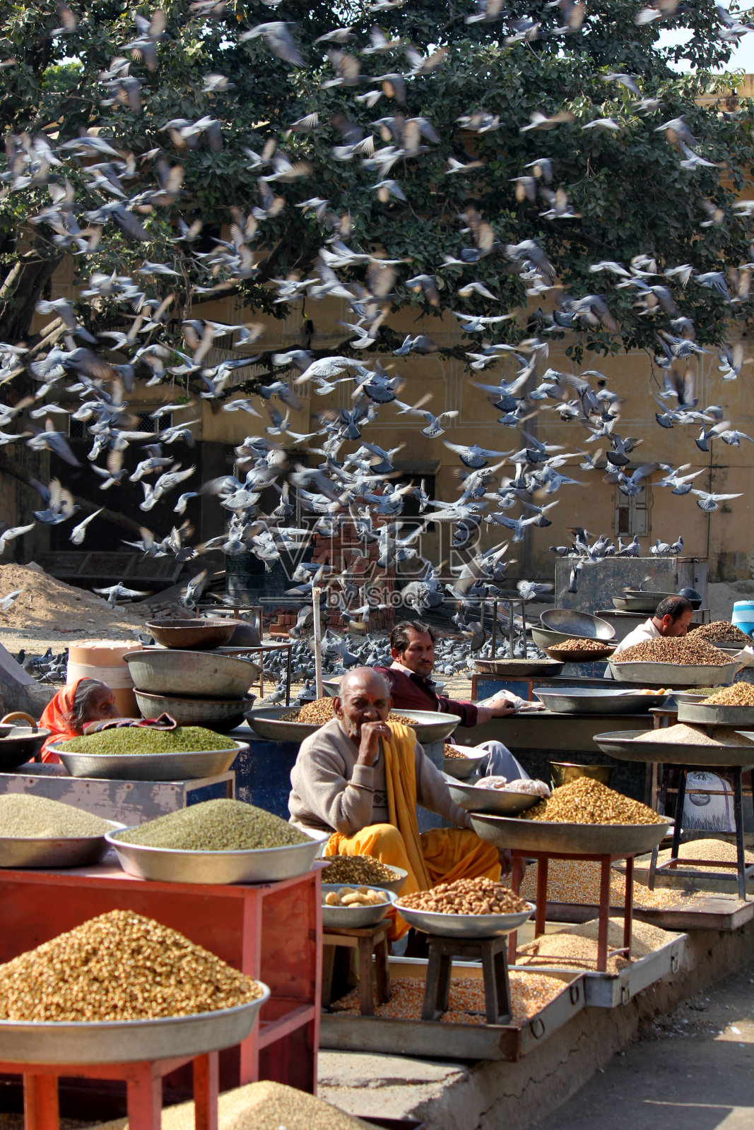 斋浦尔的每日街市照片摄影图片