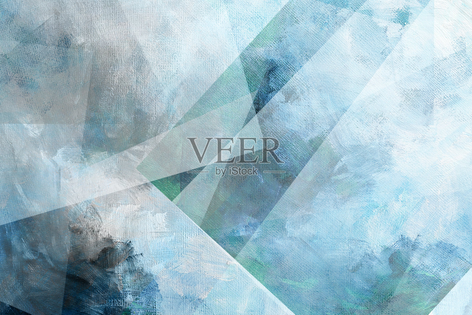 抽象的彩色水彩背景与不同的几何元素照片摄影图片