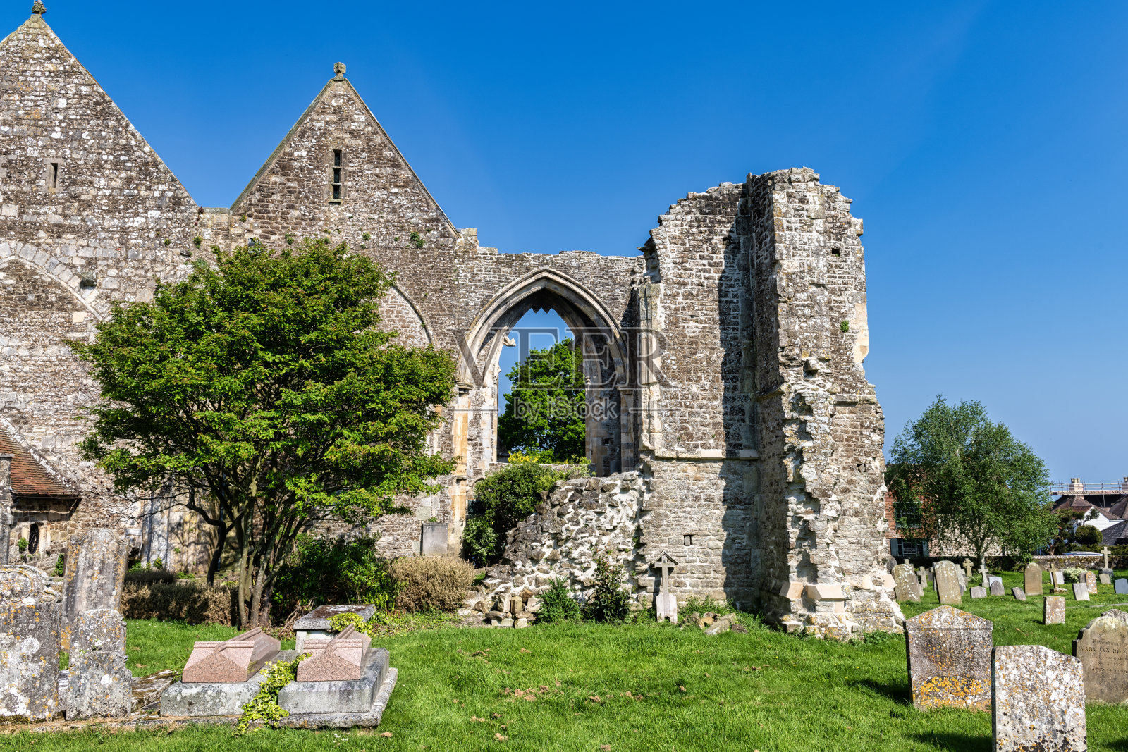 圣托马斯教堂(献给托马斯·贝克特)，位于英格兰东苏塞克斯的温切尔照片摄影图片
