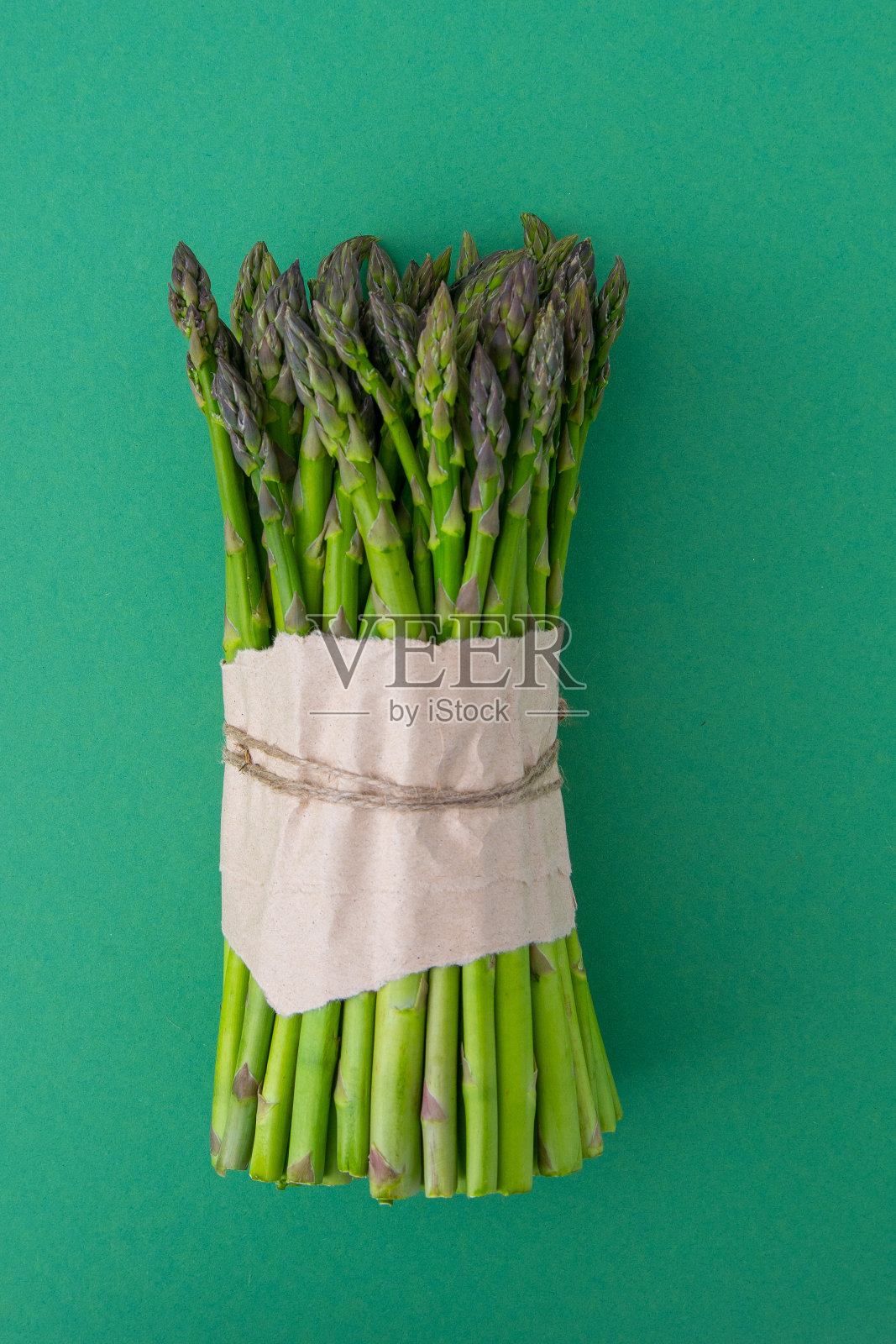 一束绿芦笋照片摄影图片