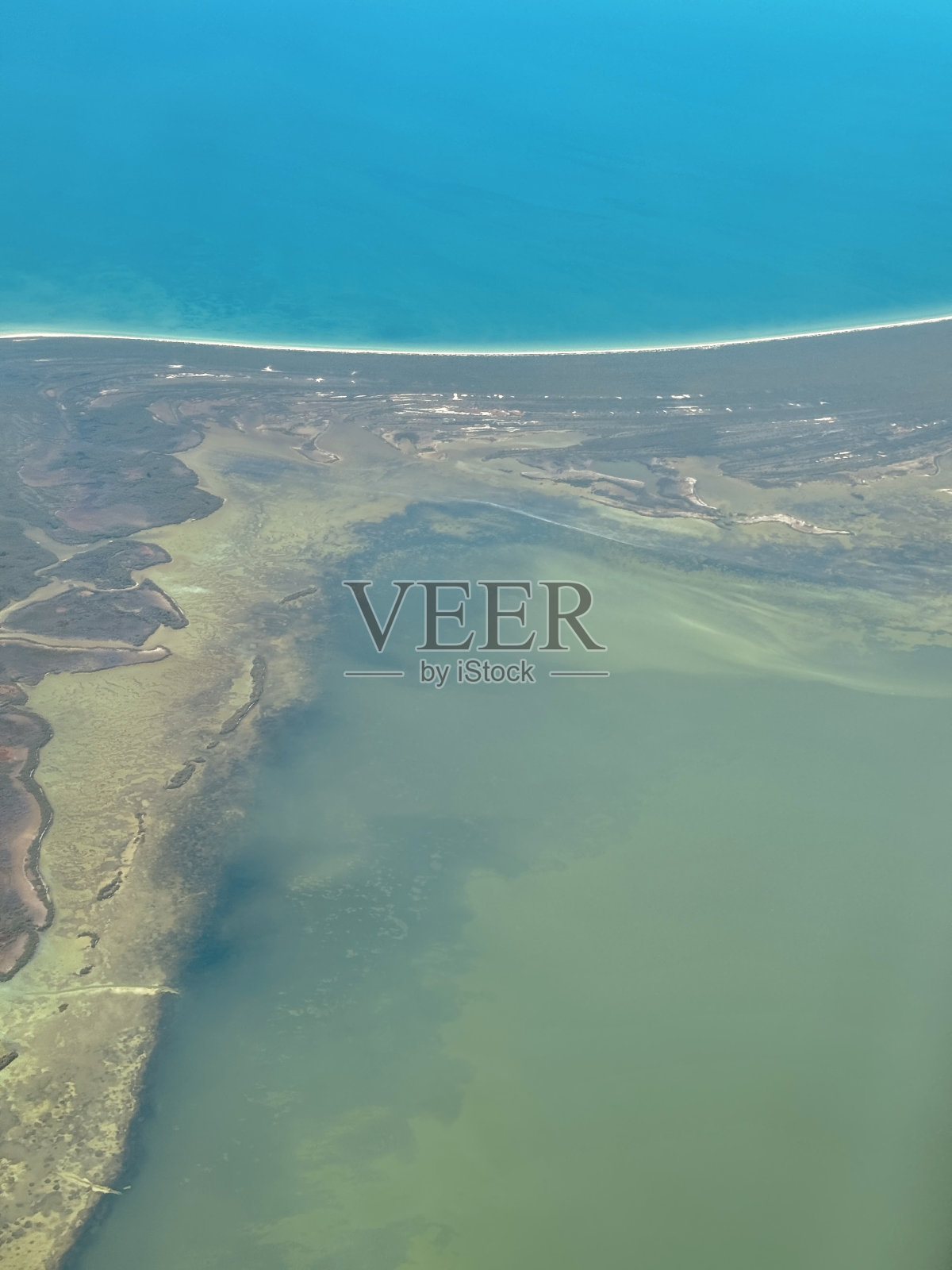 飞越尤卡坦半岛照片摄影图片