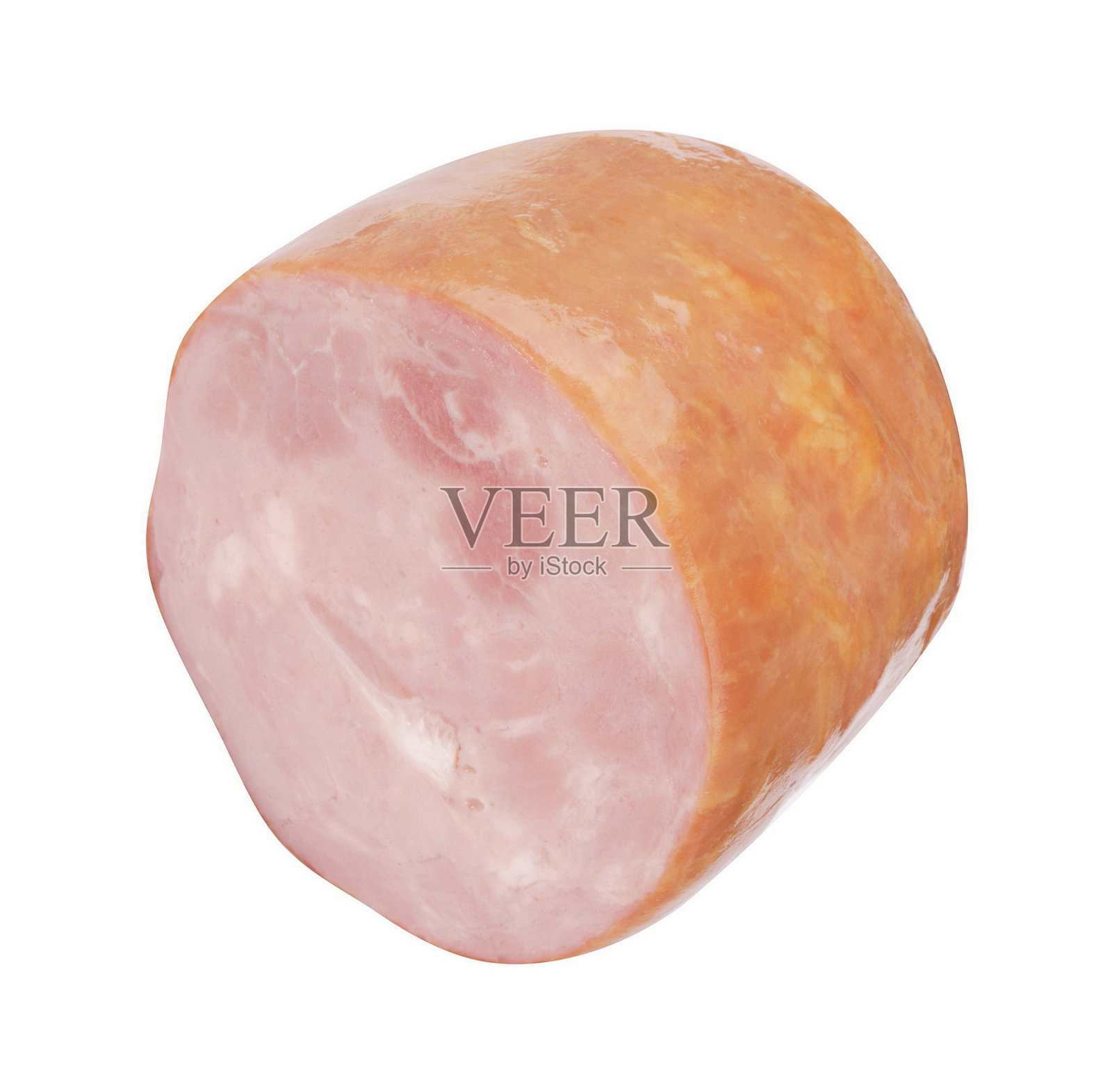 一块分离的火腿照片摄影图片