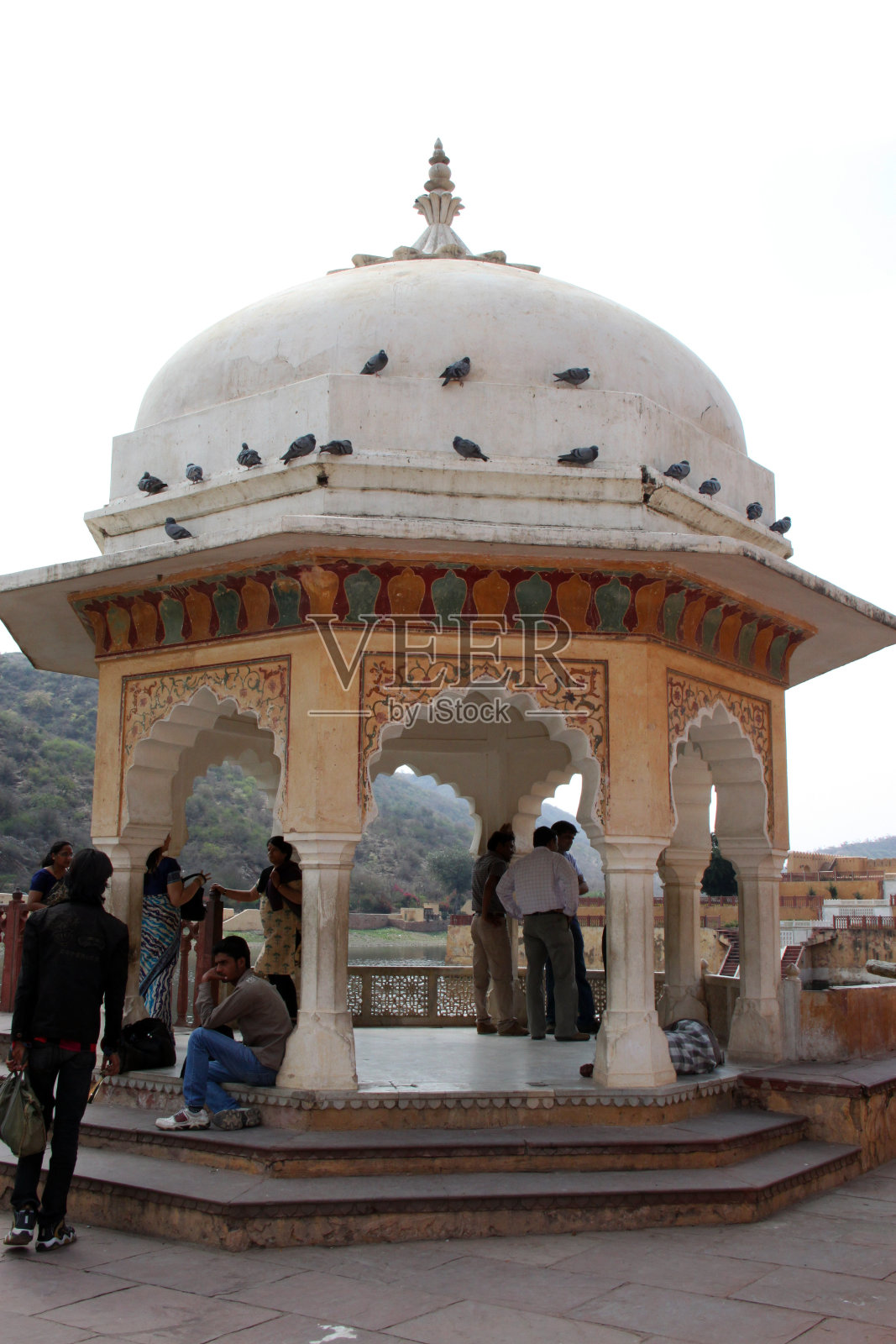 印度:美国的琥珀堡照片摄影图片