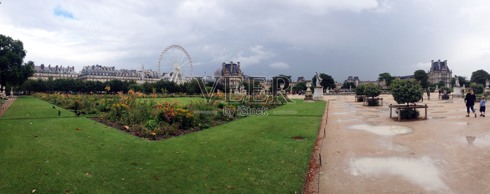 杜乐丽花园,巴黎,法国。照片摄影图片