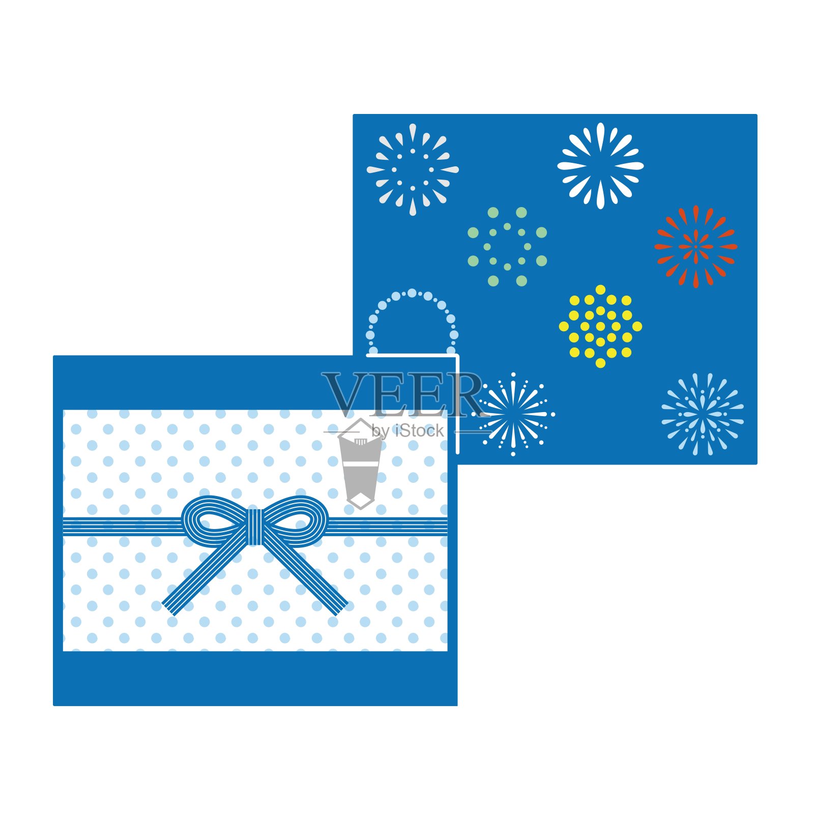 年中礼物插图(彩色)插画图片素材