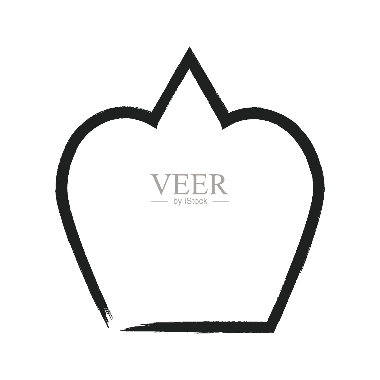 皇冠图标元素与纹理地面插画图片素材