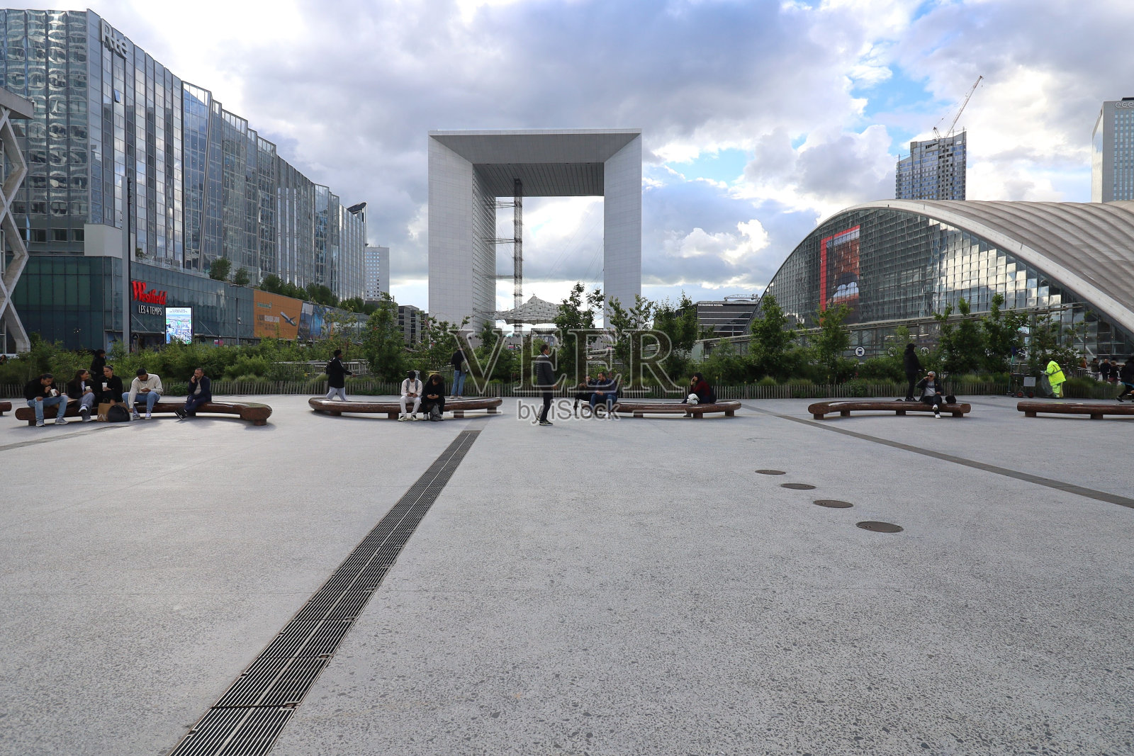 达姆芬斯广场照片摄影图片