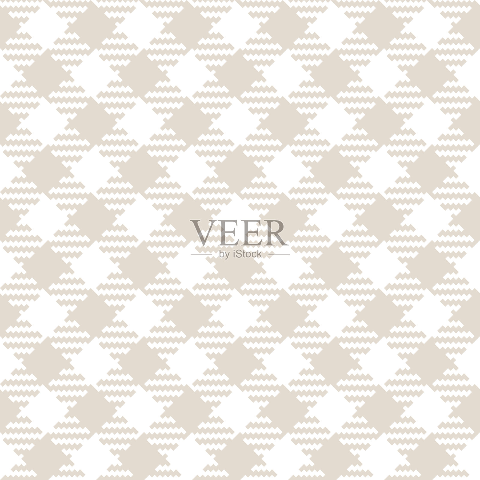 简单的交叉网格矢量无缝图案。细胞。背景对角线平方光栅。纵横交错的线条。几何方格纹理。插画图片素材