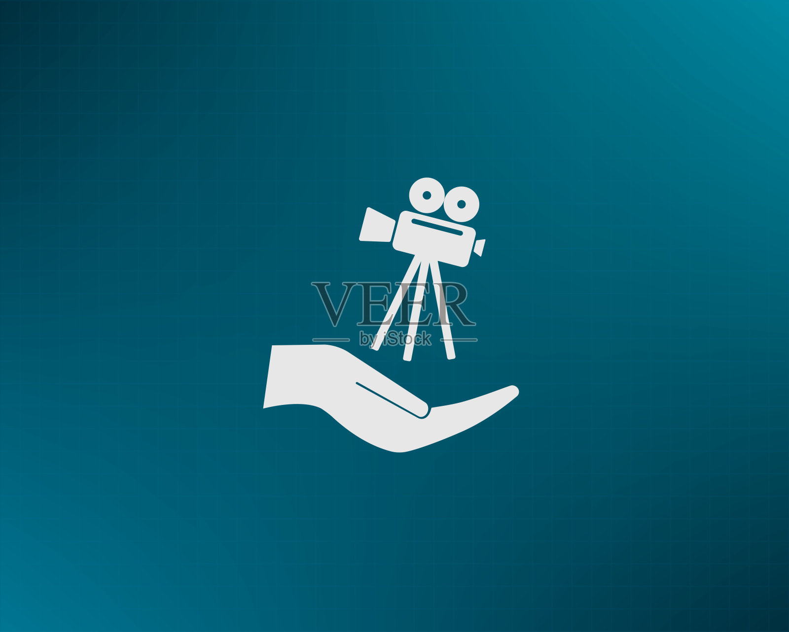 矢量插图，背景渐变。插画图片素材