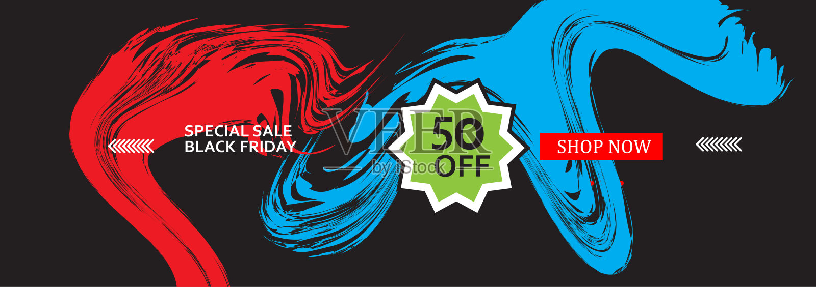 黑色星期五销售标签孤立的背景。黑色星期五的概念。插画图片素材