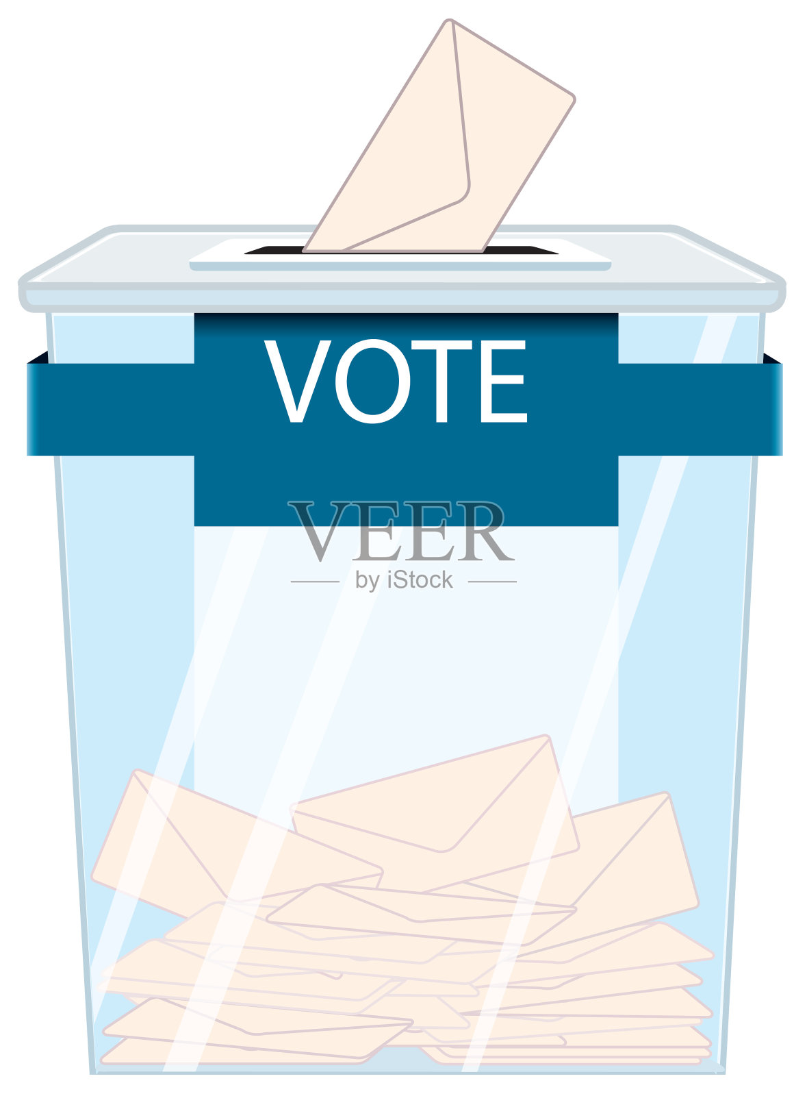 投票箱插画图片素材