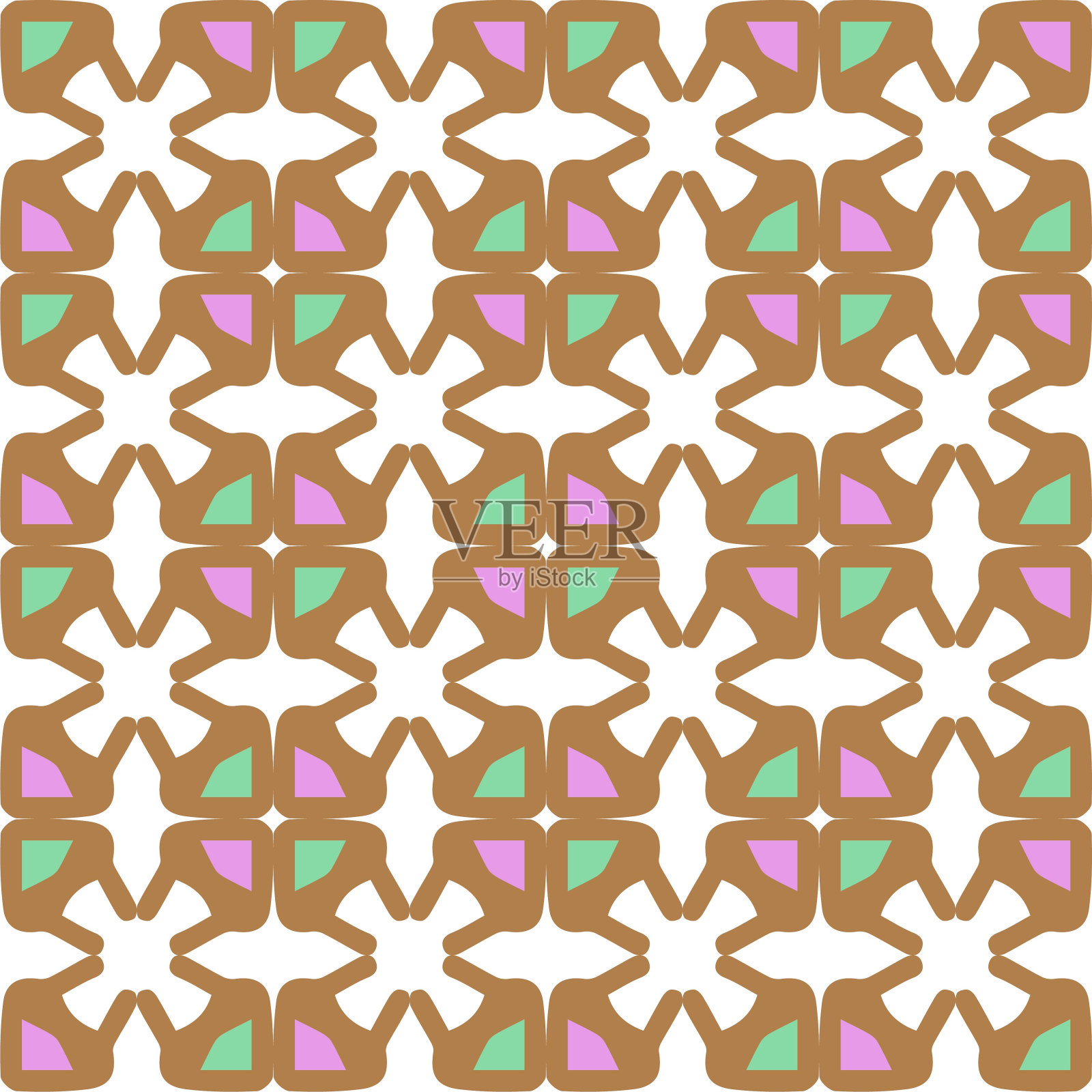 装饰表面无缝花纹设计插画图片素材