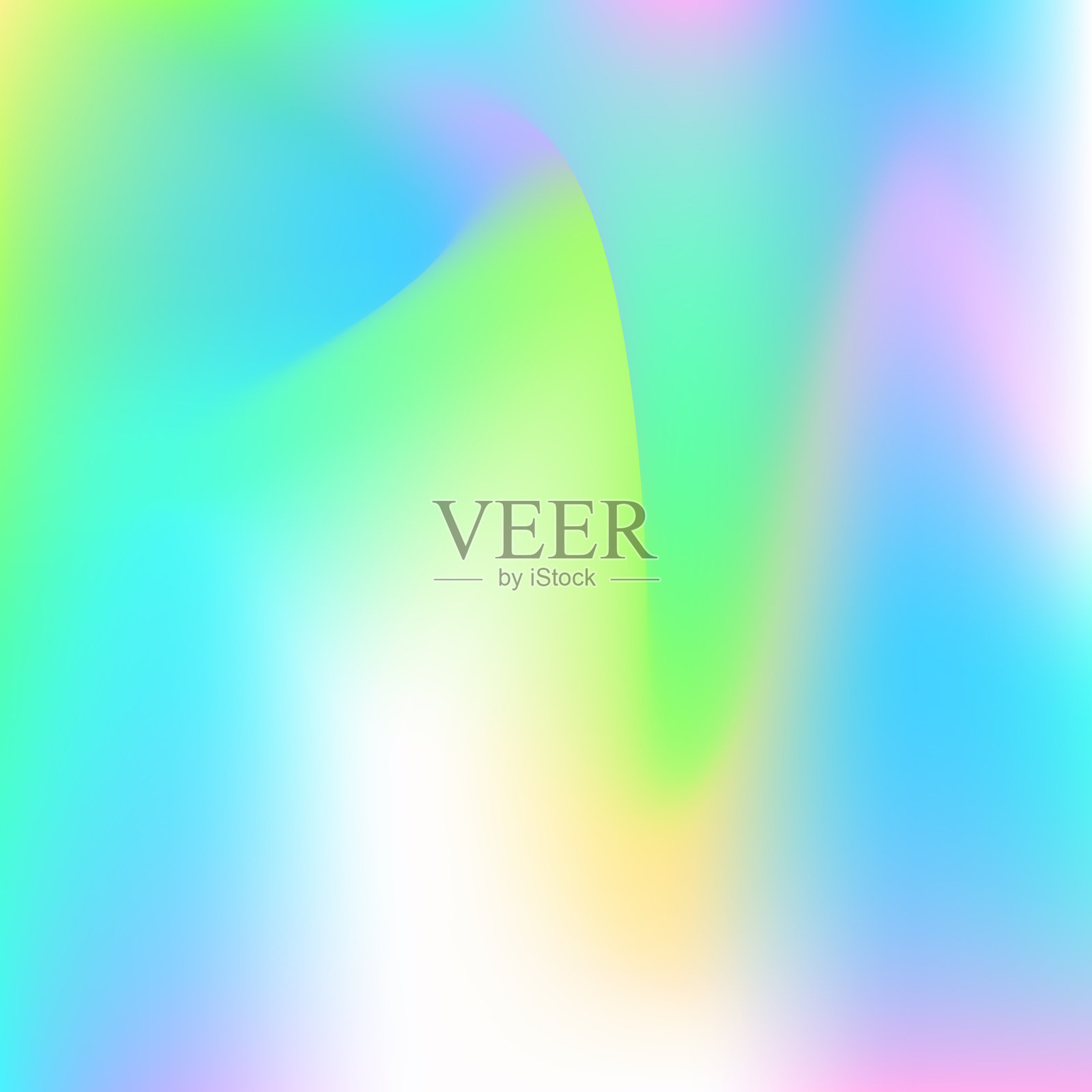 彩虹色的纹理。全息图的背景。模糊的概念。黄色金属背景。彩虹箔。全息梯度。闪亮的几何插图。复古的传单。蓝色彩虹纹理插画图片素材