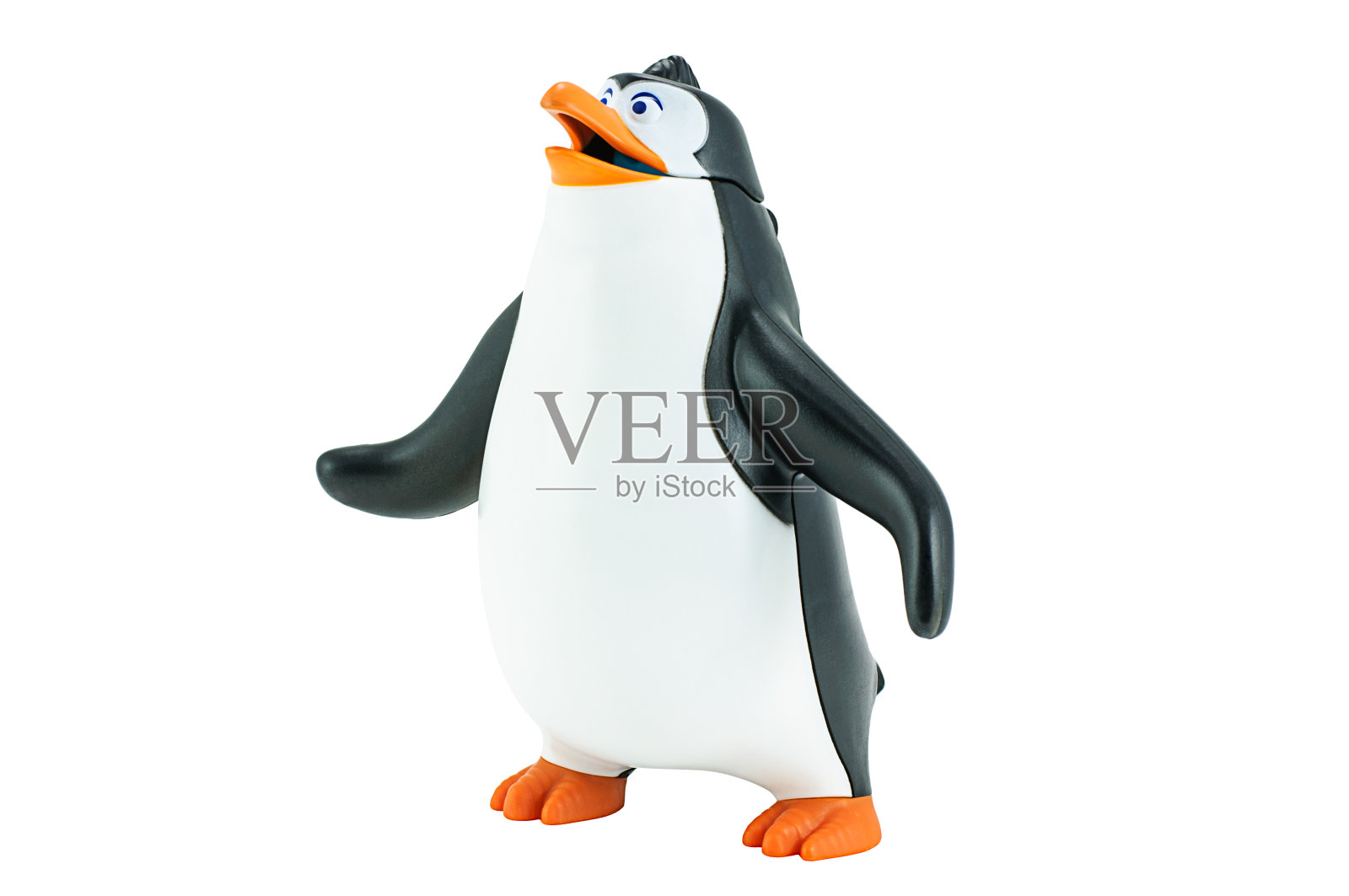 里科企鹅玩具角色形成马达加斯加企鹅动画照片摄影图片