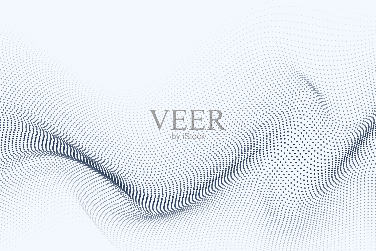 白色背景上的点的动态流动插画图片素材