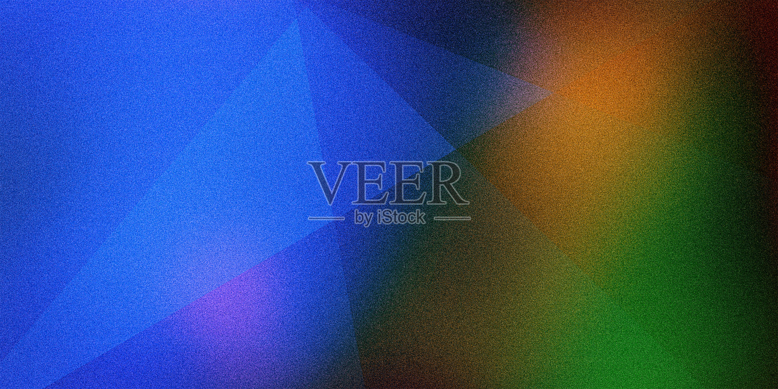 充满活力的多色蓝，橙，绿，蓝，粉，深蓝色几何像素梯度背景。理想的设计，横幅，艺术照片摄影图片