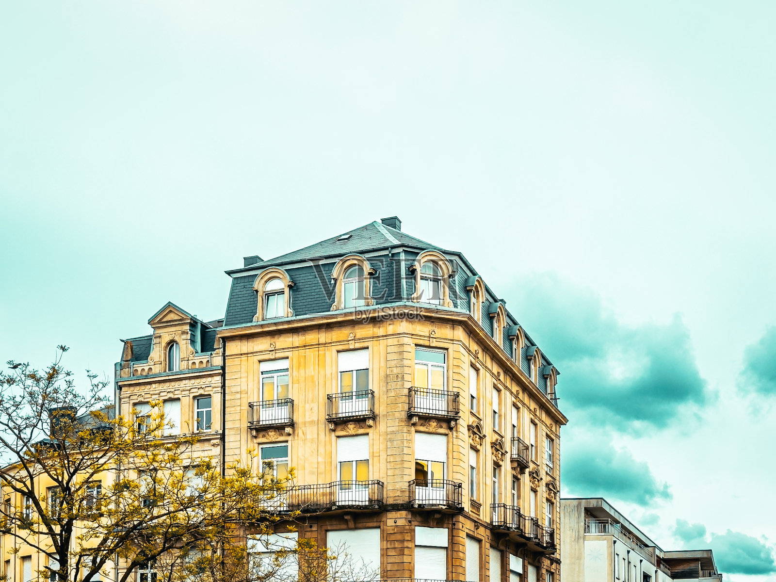 Esch-sur-Alzette，卢森堡的街景照片摄影图片