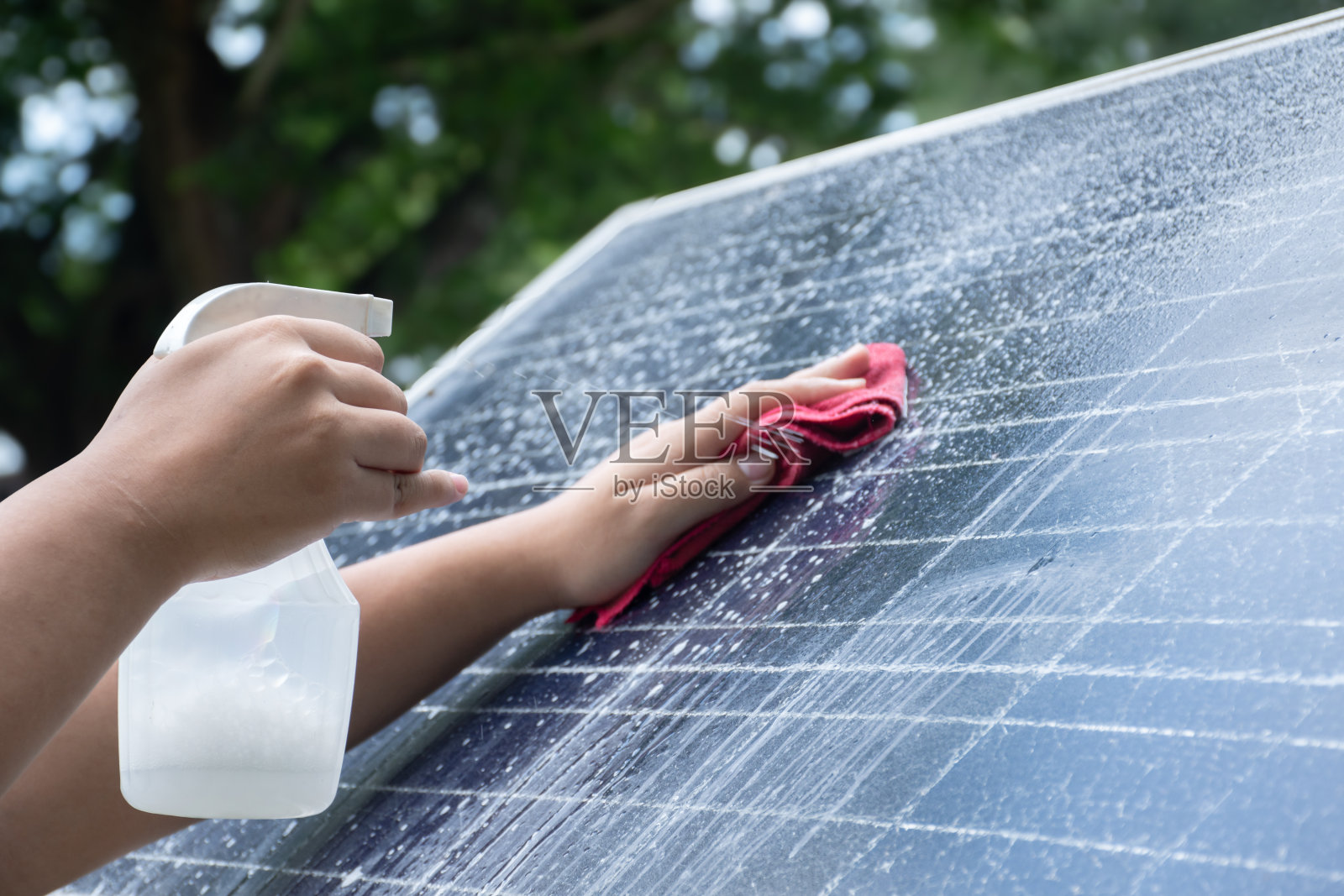 太阳能洗照片摄影图片