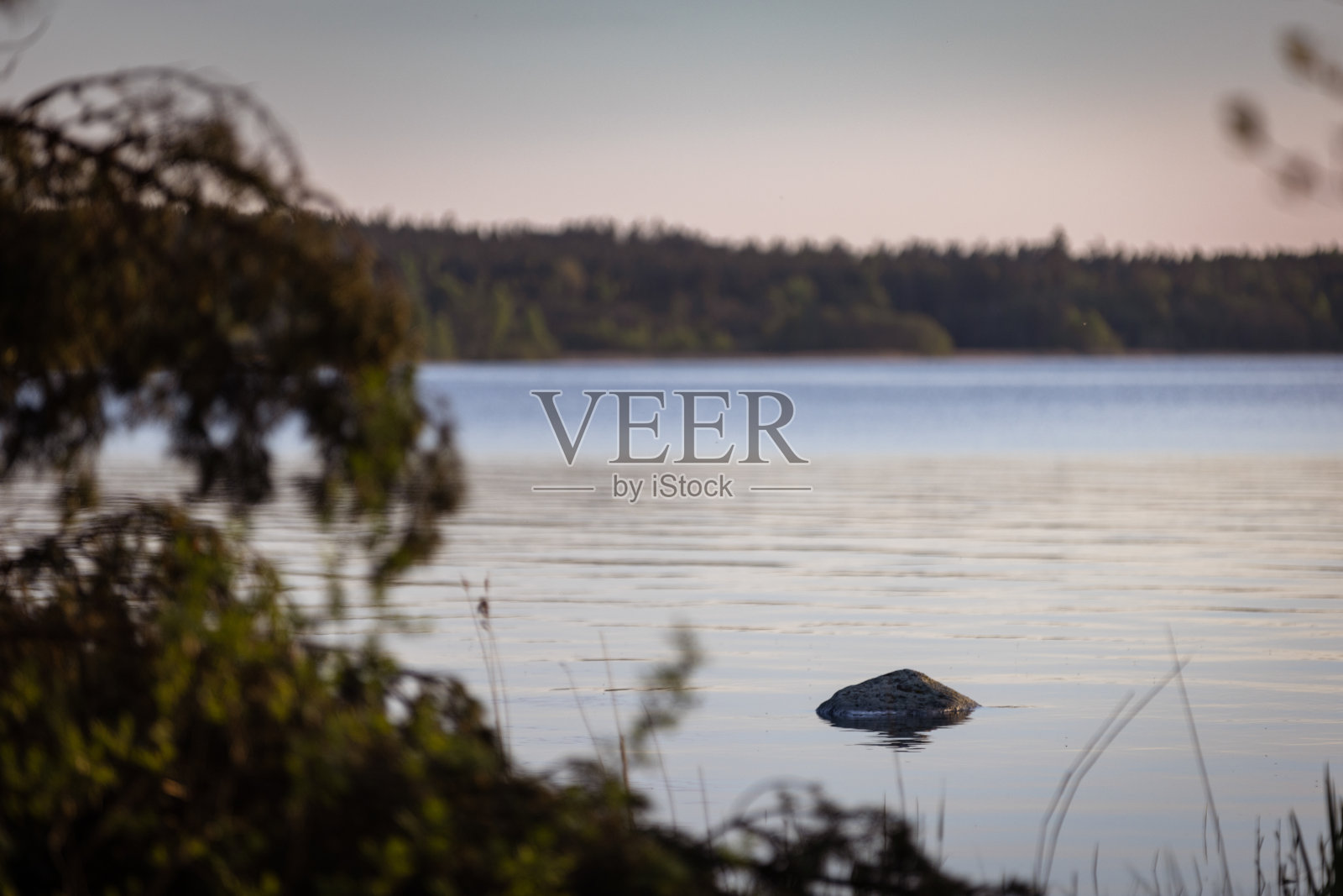 瑞典乡村的美丽风景。照片摄影图片