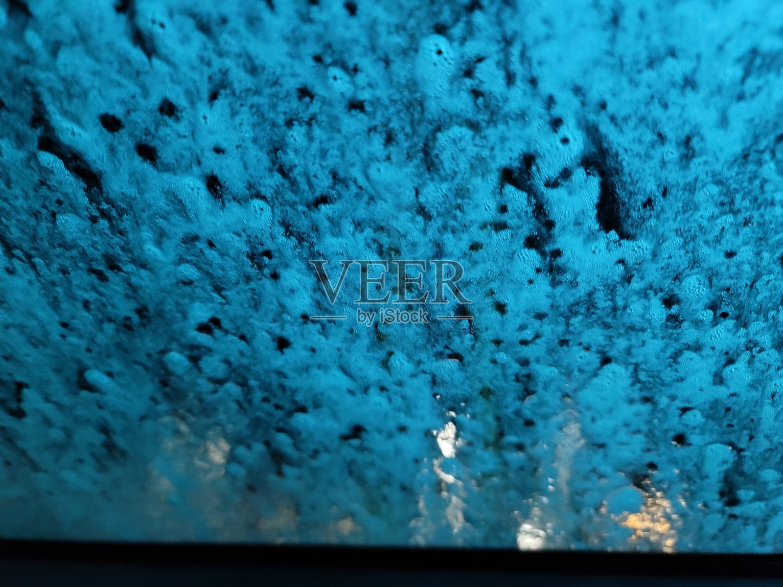 蓝色爆米花泡沫照片摄影图片