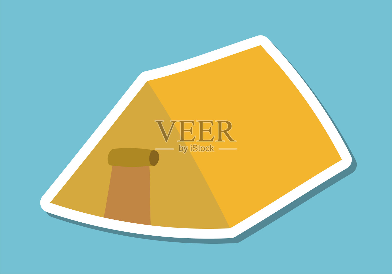 帐篷插画图片素材