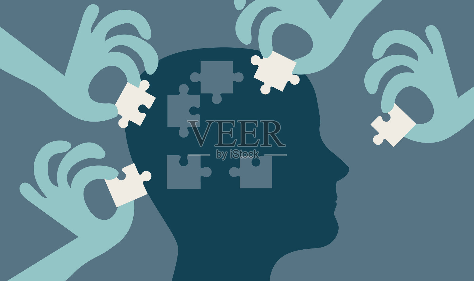 向每个人学习插画图片素材