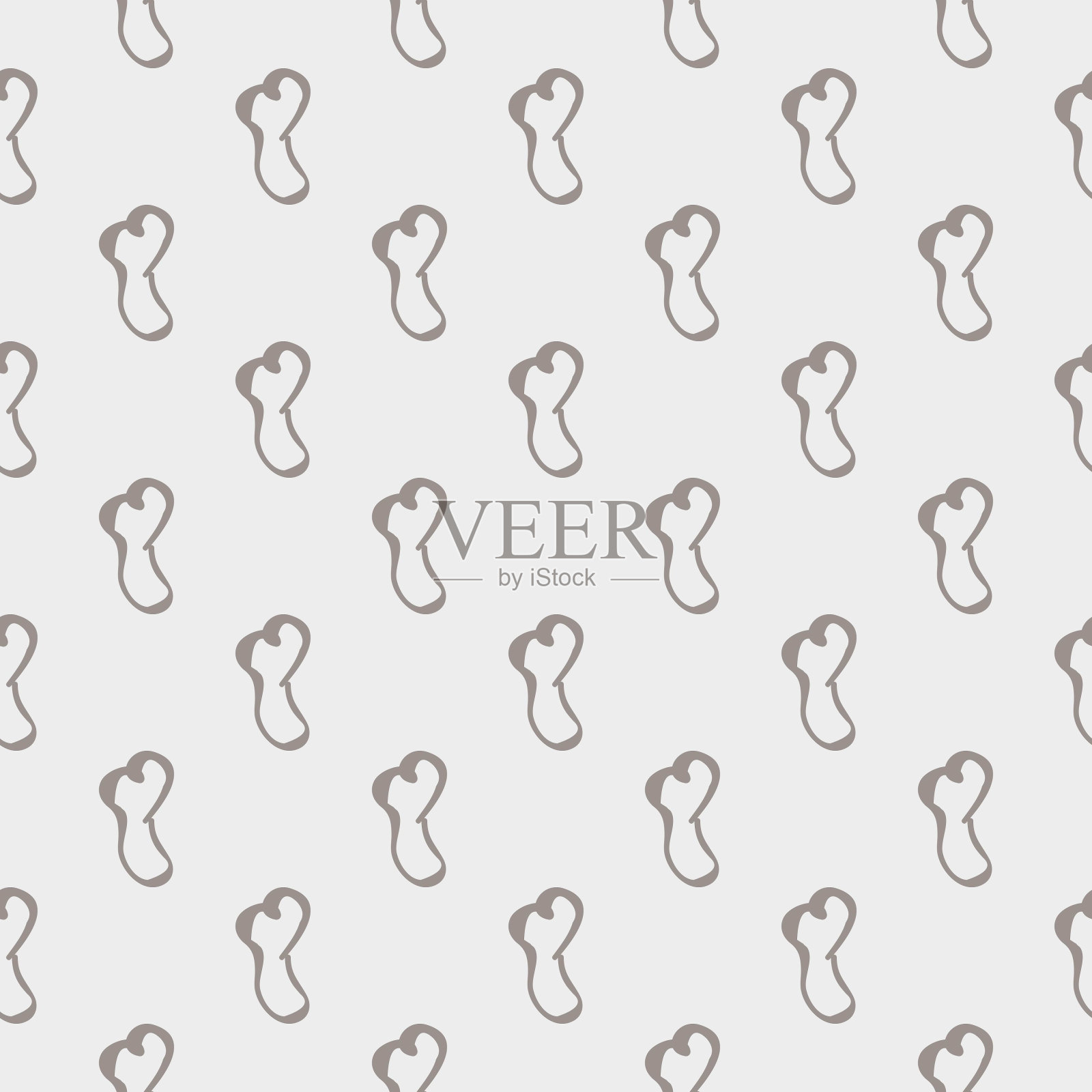 装饰表面无缝花纹设计插画图片素材